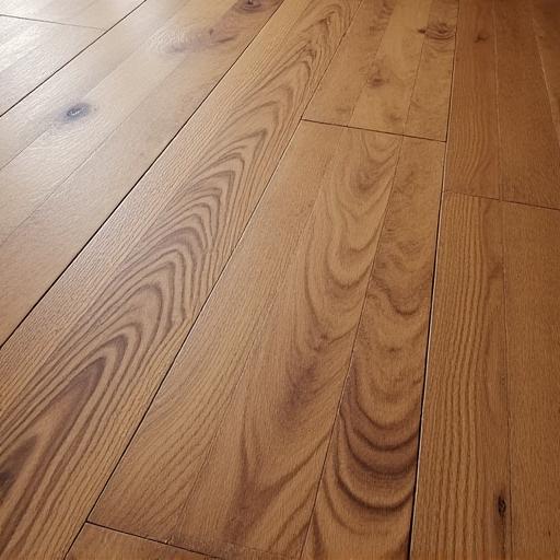Dettaglio di un pavimento in parquet di rovere.